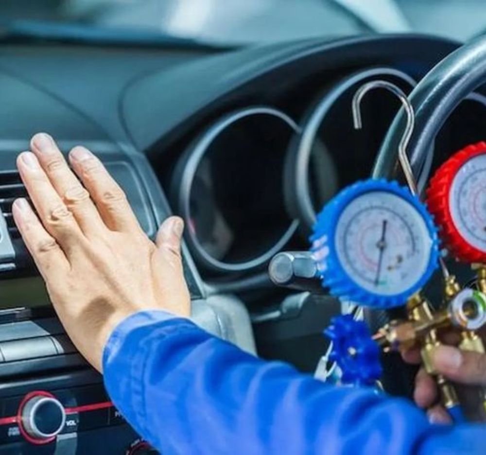 car AC and filter replacement garage sharjah